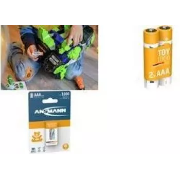 Ansmann ANS 1311-0029 - Batteria ricaricabile maxE NiMh AAA Micro 800 mAh confezione da 2 - Batteria ricaricabile - Micro (AAA) (1311-0029)