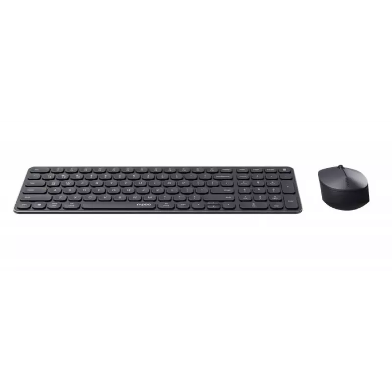 Rapoo 9310M Kit tastiera e mouse wireless multi-mode, nero