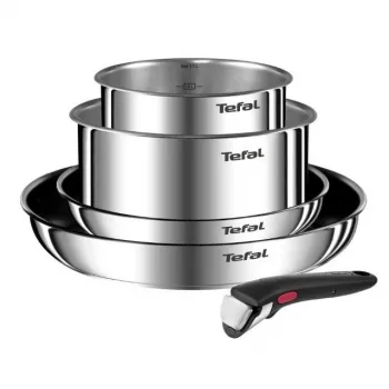 Set di padelle Tefal Ingenio Emotion L897S574, induzione, manico rimovibile, 16/20/22/28 cm