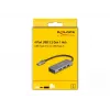 Hub USB DeLOCK 63171 3.2 Gen 1 Type-A 5000 Mbit/s grigio