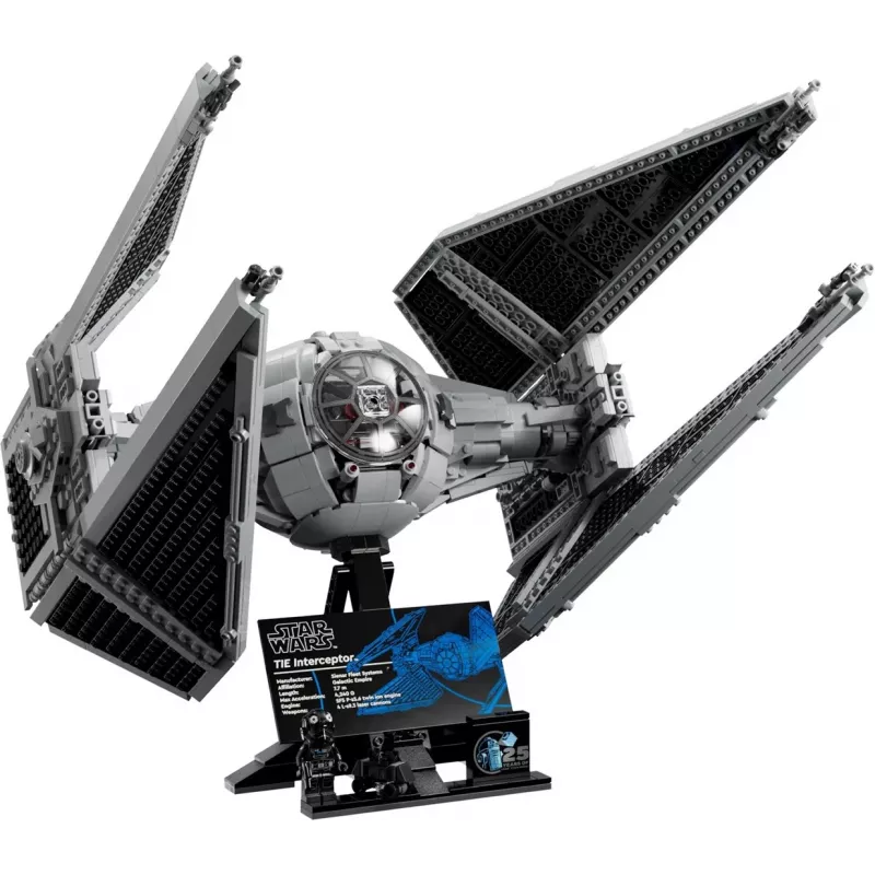 LEGO Star Wars Intercettore TIE modello 75382 — kit caccia stellare dettagliato, 1931 pezzi, 18+