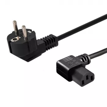Cavo di alimentazione SAVIO CL-115 IEC C13 a connettore maschio, 1,2 m, nero