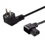 Cavo di alimentazione SAVIO CL-115 IEC C13 a connettore maschio, 1,2 m, nero