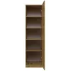 Topeshop SD-50 ARTISAN KPL armadio/guardaroba camera da letto 5 ripiani 1 porta rovere