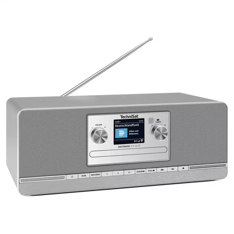 TechniSat DIGITRADIO 372 CD IR Internet analogico e digitale antracite, argento