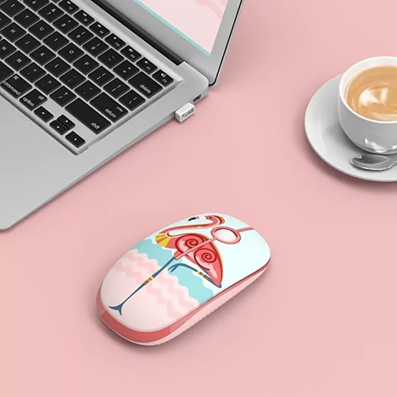 Mouse wireless Tellur Kids Flamingo TLL491191 interfaccia