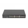 Switch non gestito LANBERG RSGE-24 — 24× Gigabit Ethernet 1U, montaggio a rack, nero