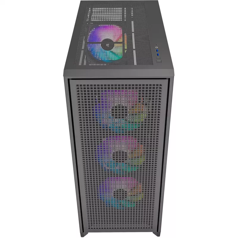 Case per PC Silentware Air 2000 A-RGB nero — Mid-Tower, pannello laterale in vetro temperato