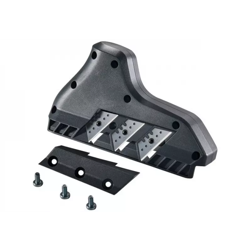 Pialla Wolfcraft pialla tripla per bordi 4009000 — grafite, lame trapezoidali, adatta per lastre di cartongesso