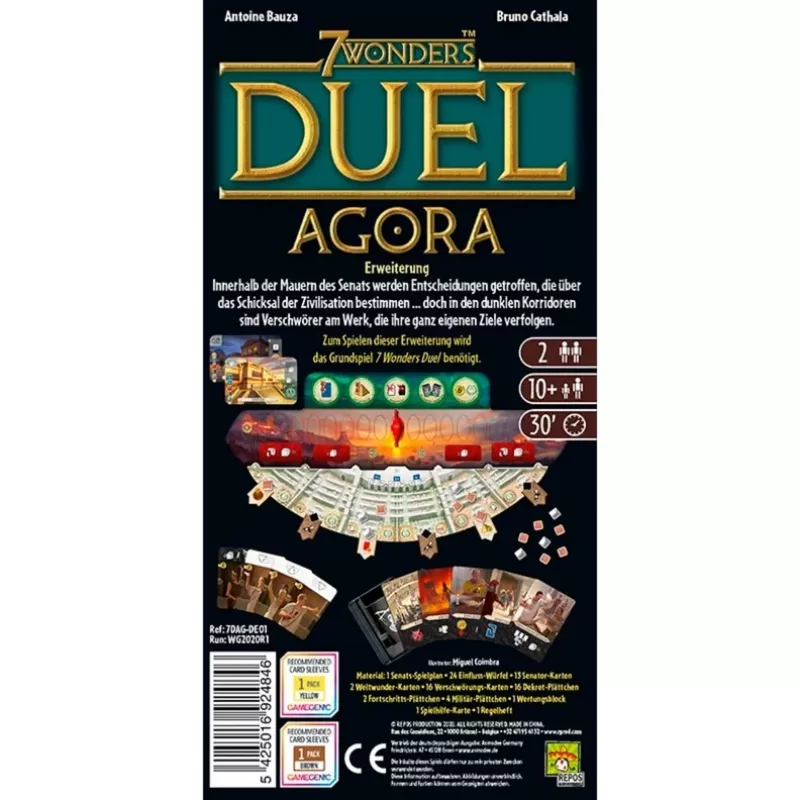 7 Wonders Duel - Agora, espansione gioco da tavolo