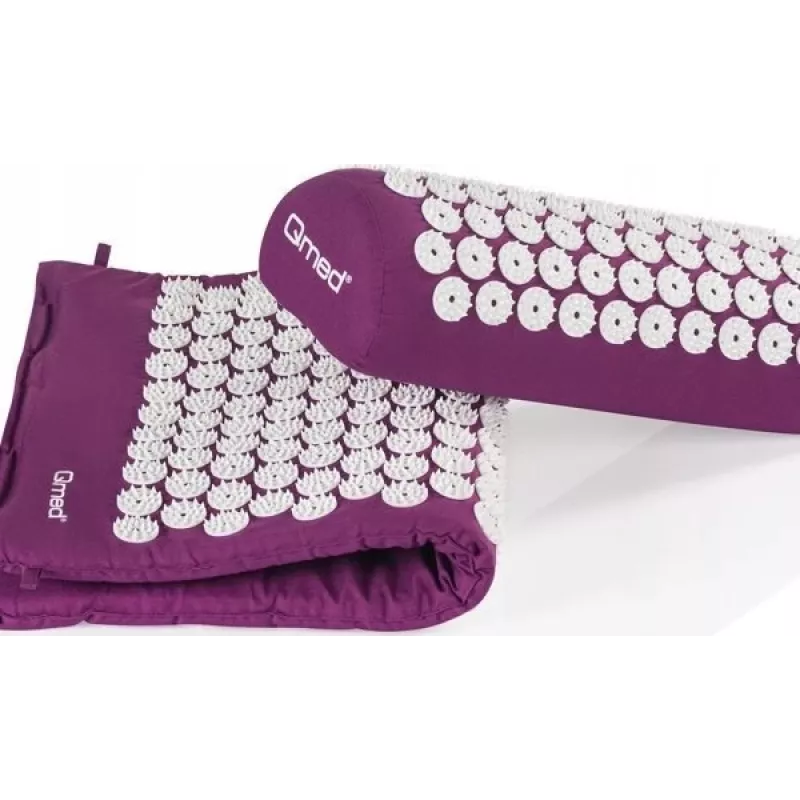 Tappetino agopressione con cuscino Qmed ACUPRESSURE MAT — supporto massaggio punti di pressione