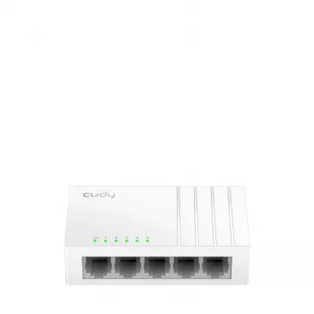 Switch di rete Cudy GS105U – unmanaged 5 porte Gigabit Ethernet (10/100/1000), bianco, 5 V