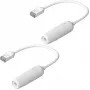 Cavo di rete Ubiquiti UACC-Cable-Extender-C6A RJ-45 Cat6a 0,185 m bianco