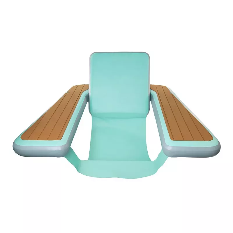 Extralink sedia lettino gonfiabile per acqua, 122 x 112 x 10 cm