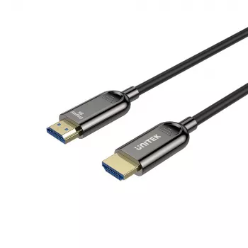 Cavo HDMI Unitek C11085GY01-15M — HDMI Type-A su A, 30 m, HDMI 2.1, 8K@60Hz, 4K@144Hz, contatti placcati oro, nero