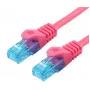Cavo patch di rete LOGON Cat5e 1,5 m U/UTP RJ-45 su RJ-45 magenta