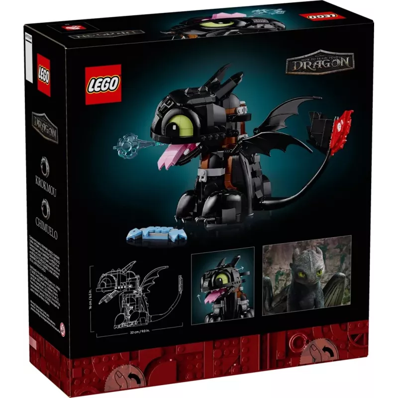 LEGO ICONS 10375 Dragon Trainer: Sdentato