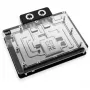 Backplate Alphacool 10260 alluminio cromo rame nero 154 mm