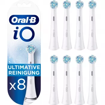 Testina spazzolino Oral-B iO Ultimate Clean, confezione da 8 testine di ricambio