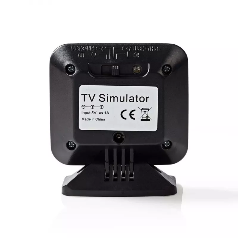 Nedis DUMSTV10BK simulatore TV, nero