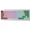 Raijintek MGA-68 tastiera gaming, switch Hejin Magnetic Yellow, layout DE, argento