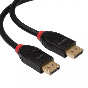 Lindy cavo DisplayPort 1.4 attivo 7,5m, 7,5 m, DisplayPort, DisplayPort, connettore maschio, connettore maschio, 7680 x 4320 Pixel