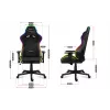 Sedia da gaming Huzaro Force 6.2 Mesh RGB