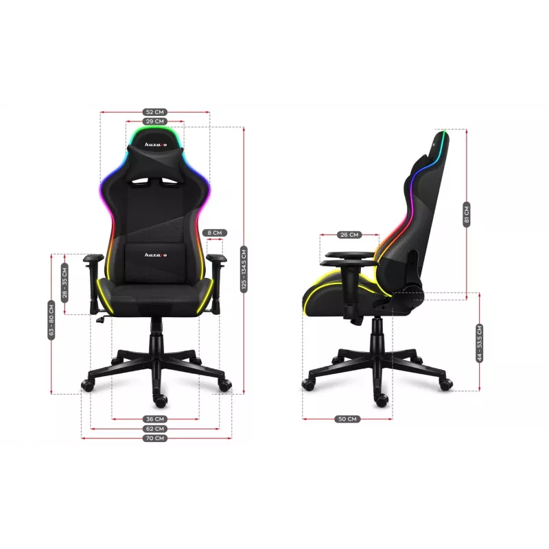 Sedia da gaming Huzaro Force 6.2 Mesh RGB