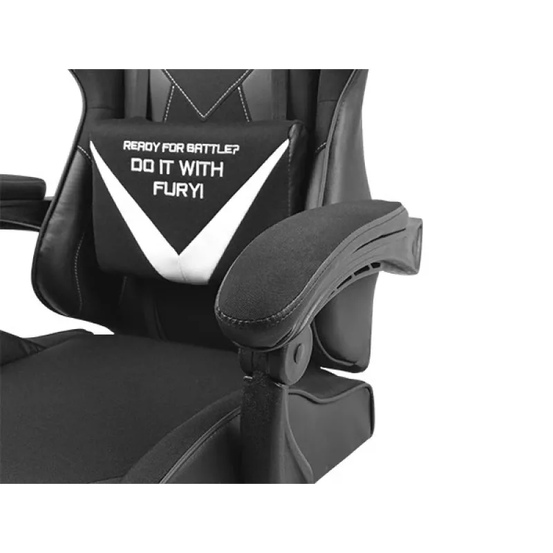 FURY Avenger L sedia da gaming universale con seduta imbottita nero
