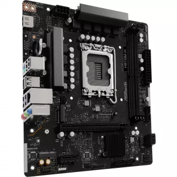 Scheda madre ASROCK H810M‑X micro ATX Intel H810 LGA 1851 DDR5 2× DIMM 128GB M.2 2.5GbE HDMI DisplayPort