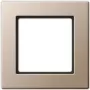 Placca per interruttore a parete JUNG AC 581 CH champagne, duroplast, 84×84 mm