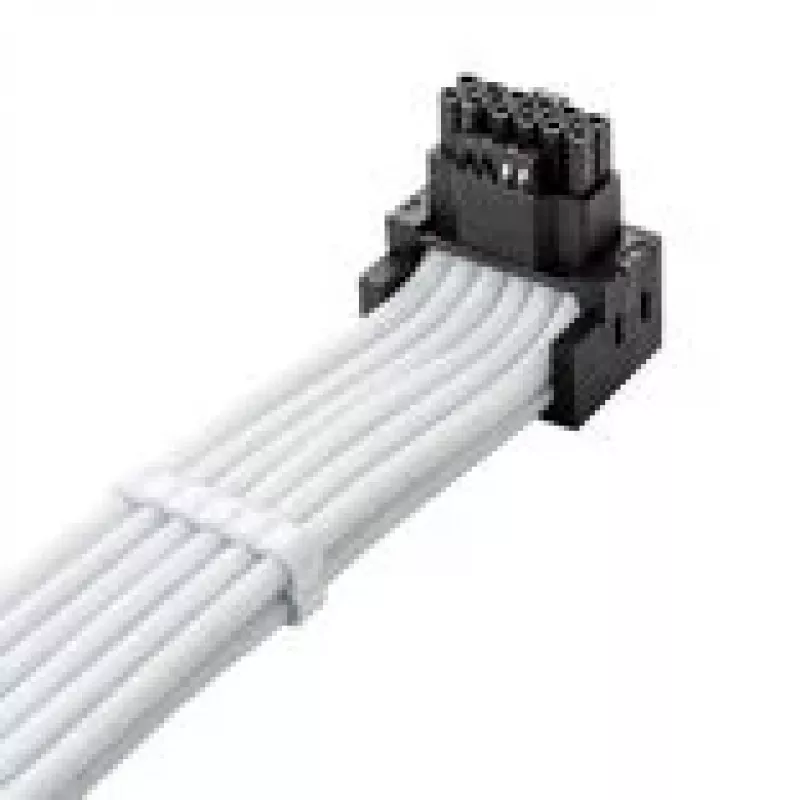 Cavo di collegamento CableMod C-Series Pro - Variant A, 90°, 16 pin a 3x8 pin PCIe, bianco