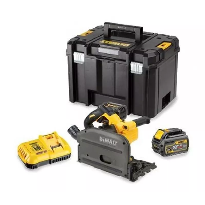 DEWALT DCS520T2 sega circolare 54V 2x XR FLEXVOLT 6Ah TSTAK nero, giallo