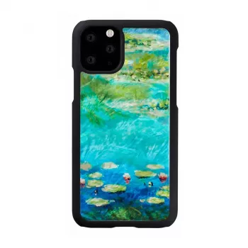 Custodia per smartphone iKins per iPhone 11 Pro — design ninfee, nero
