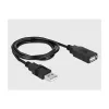 Cavo seriale DeLOCK 66280 USB Type-A DB-9 0,8 m nero