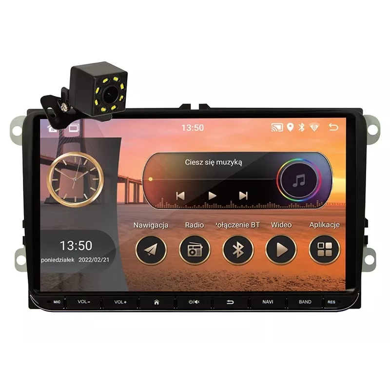 Autoradio BLOW CP02 2DIN touchscreen 9 pollici Android GPS, unità multimediale doppio DIN