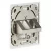 EFB-Elektronik Presa di rete doppia per Keystone, bianco, RAL 9003 senza Keystone Produttore: EFB Elektronik (EC020400001)