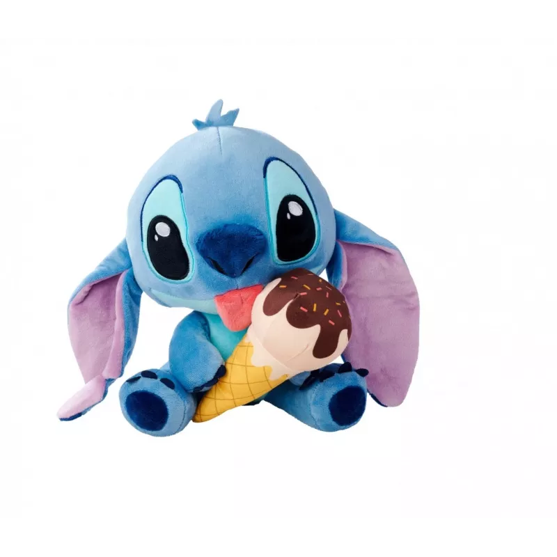 Peluche SIMBA Mascotte Stitch Gelato 25 cm, personaggio originale morbido