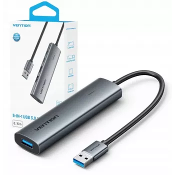 Hub 5 in 1 USB-A Vention 0,15 m