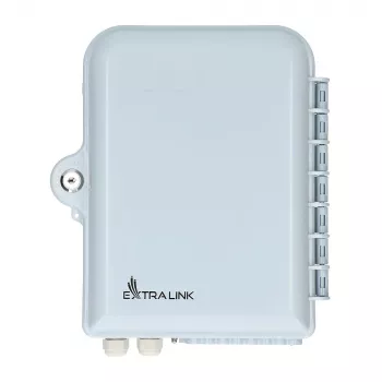 Scatola di terminazione in fibra ottica Extralink Emma 16 fibre bianco