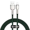 Cavo USB-A a Lightning Baseus 1 m, verde