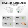 Alimentatore USB-C/A YENKEE YAC G38 20W 3A Power Delivery (USB-C e USB-A)