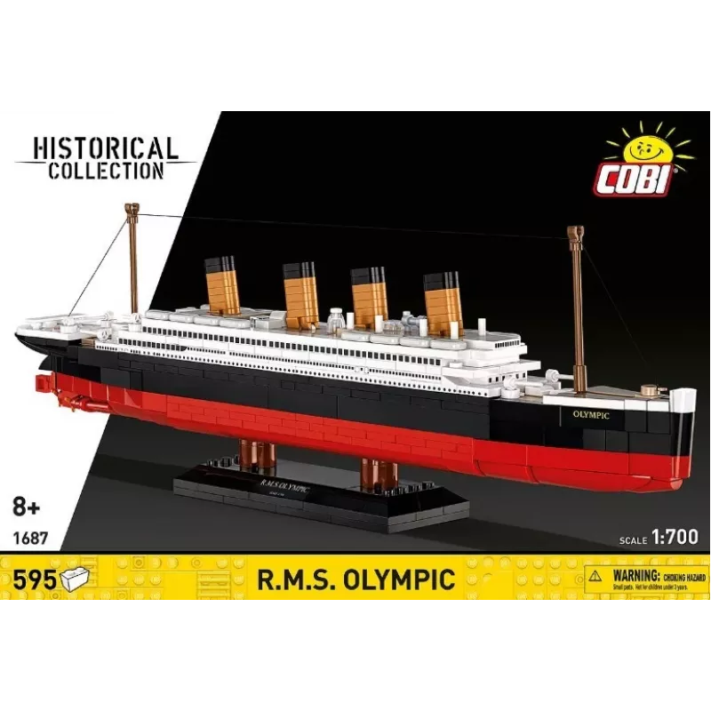Kit Cobi Blocks R.M.S. Olympic 59 blocchi — set modellismo da 59 pezzi