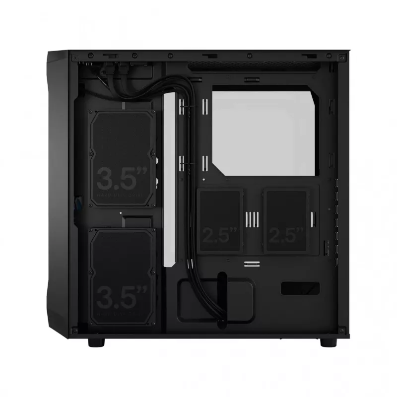 Fractal Design Focus 2 RGB Tempered Glass Case per PC Mid Tower ATX - nero