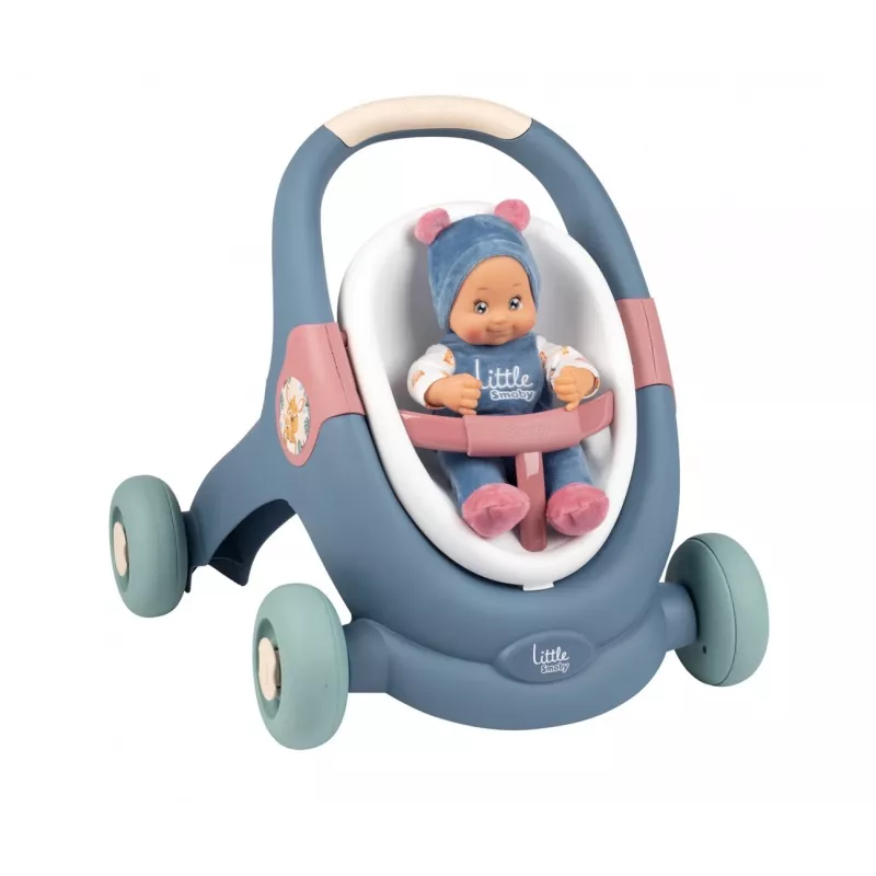 Little Smoby girello 3 in 1 con bambola