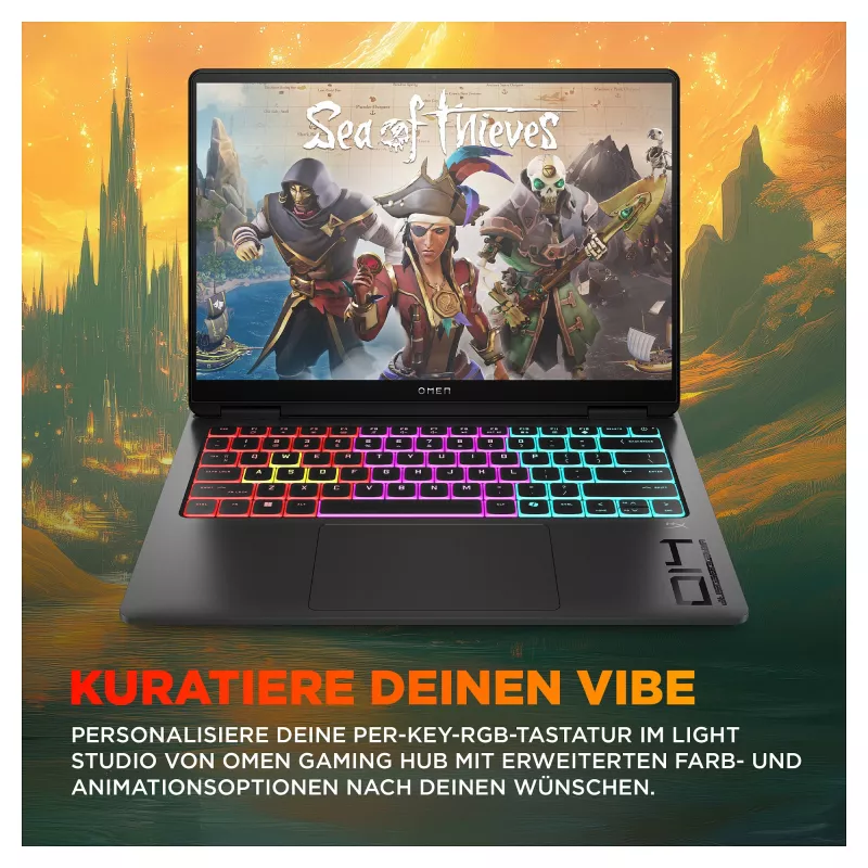 HP OMEN Transcend Laptop da gaming 14-fb1075ng 14 3K OLED U7-255H 32GB/1TB SSD RTX5060 Win11 - BV8C5EA - ABD (BV8C5EA#ABD)