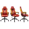 Sedia gaming PC Subsonic Junior Griffindor seduta imbottita arancione rosso