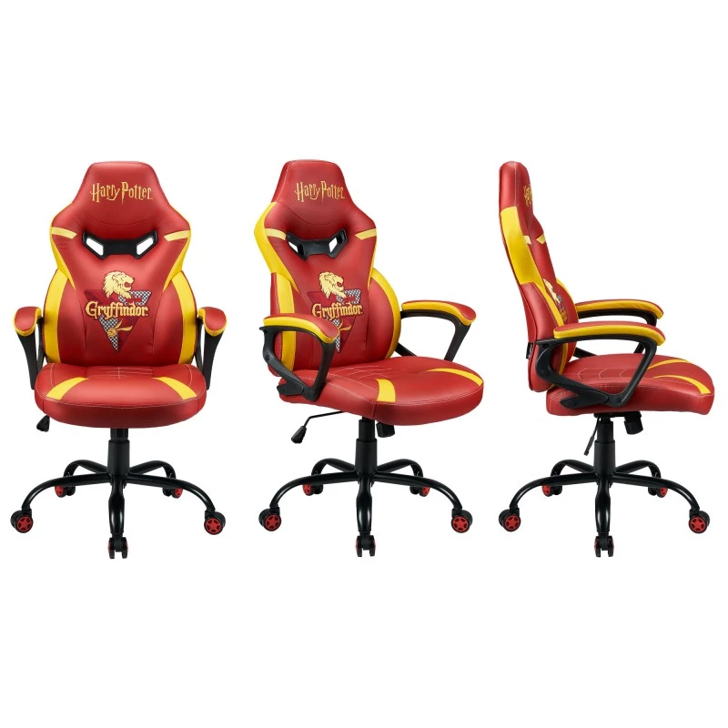 Sedia gaming PC Subsonic Junior Griffindor seduta imbottita arancione rosso