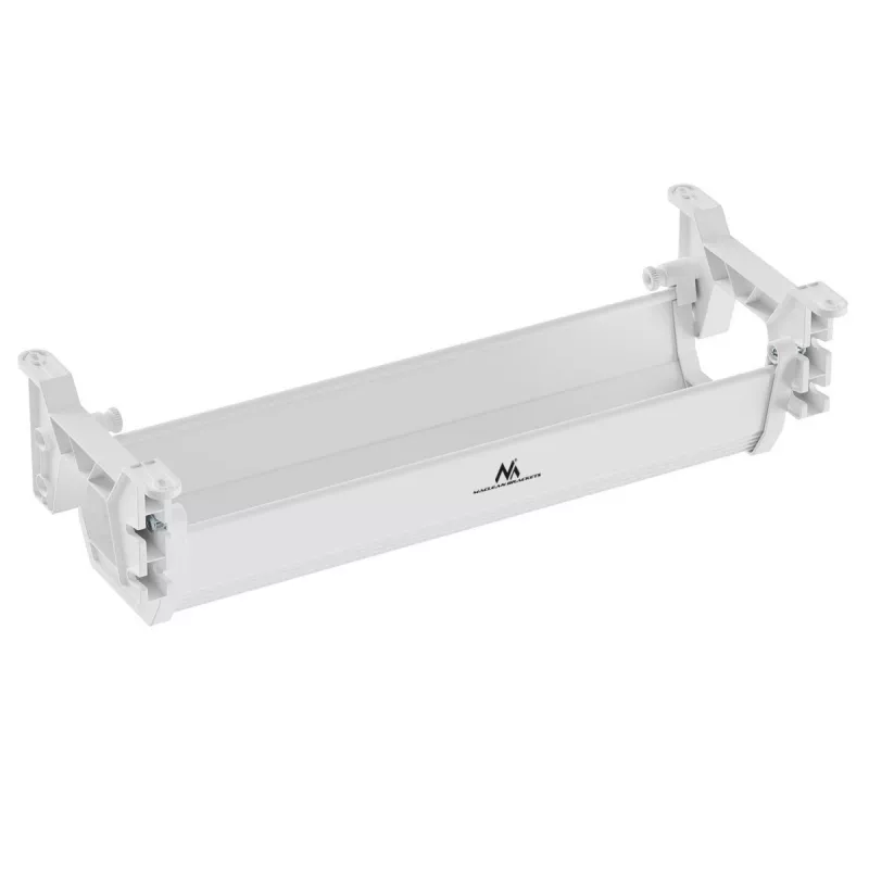 Organizer per cavi e ciabatte sottoscrivania Maclean, carico max. 5 kg, bianco, MC-106 W