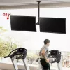 Supporto da soffitto MACLEAN MC-111 B per due televisori, carico max. 2×40 kg, VESA max. 600×400